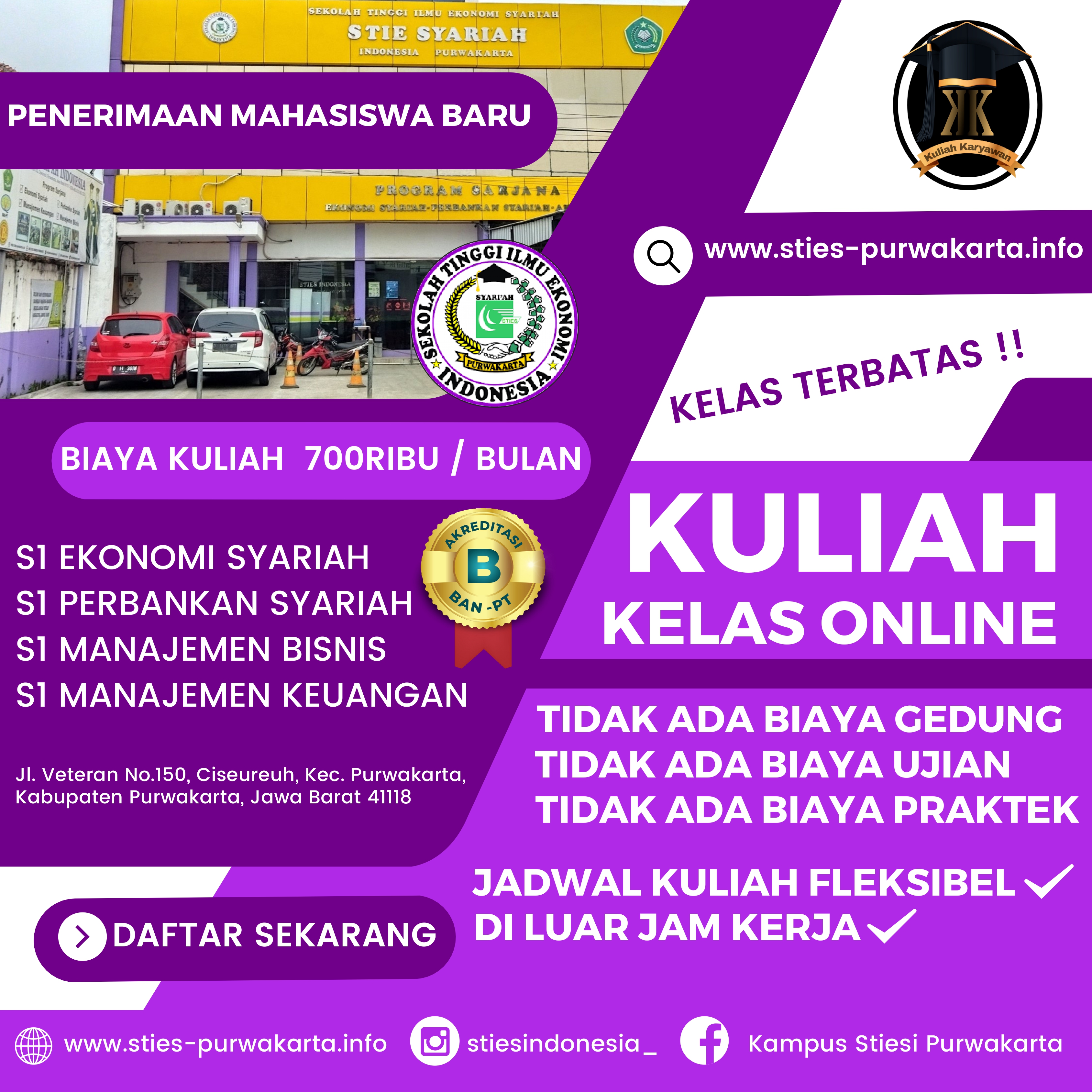Proses Perkuliahan Online STIES Purwakarta