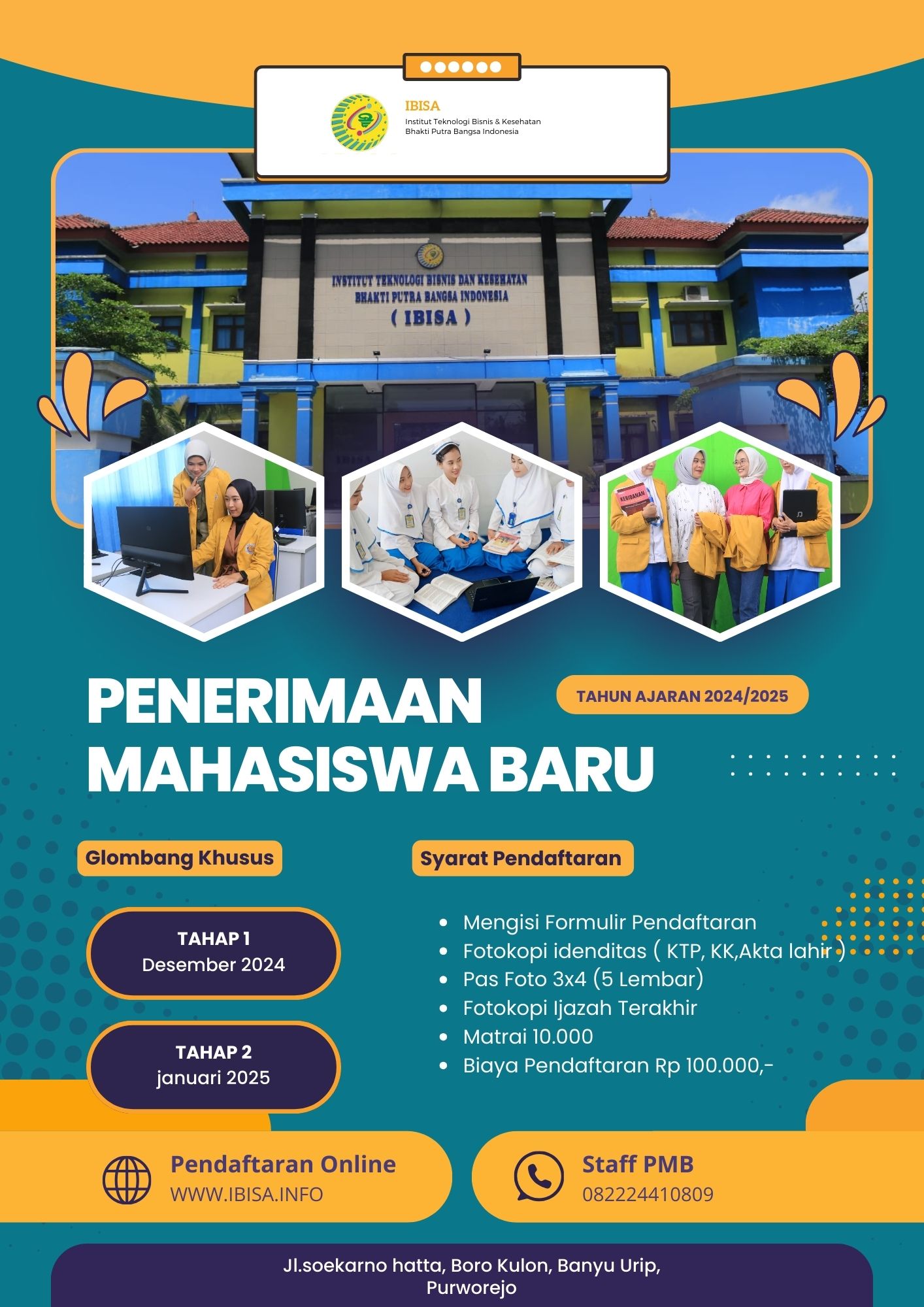 Cara Daftar Kuliah di K2 IBISA Purworejo