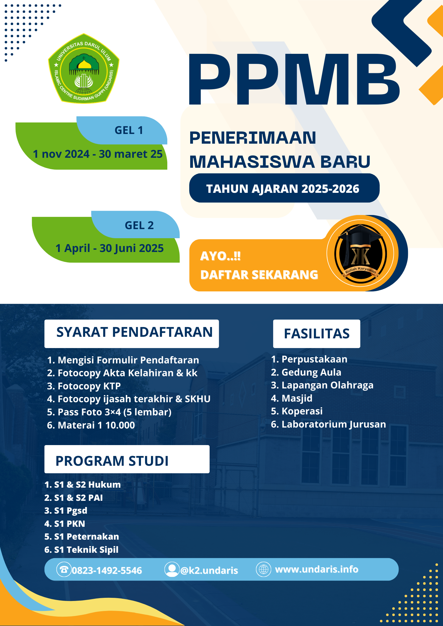 Kelebihan Kuliah Karyawan Di UNDARIS
