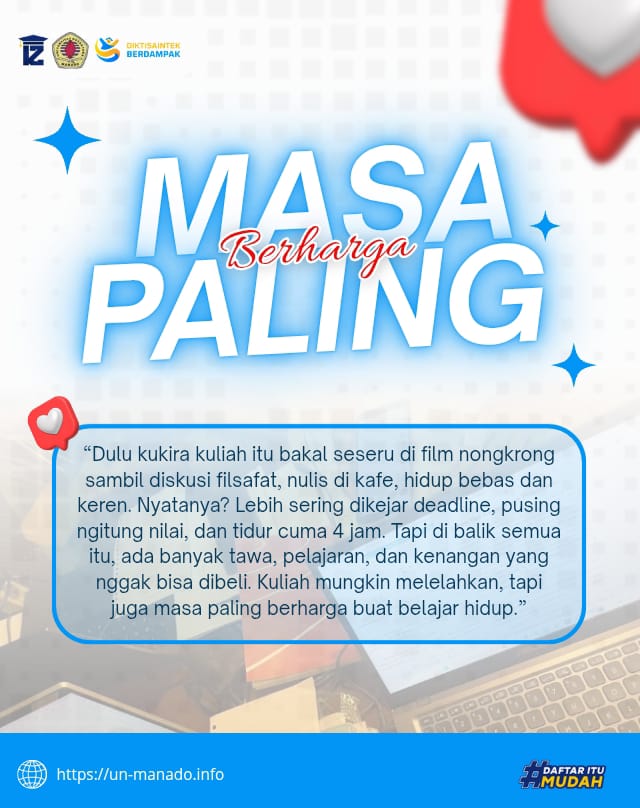 Ayo bergabung bersama kami di Universitas Nusantara Manado