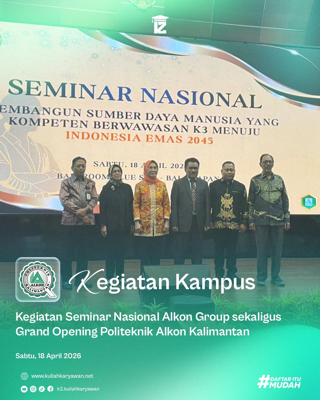 Kuliah K3 dengan Biaya Terjangkau di Balikpapan Politeknik Alkon Kalimantan