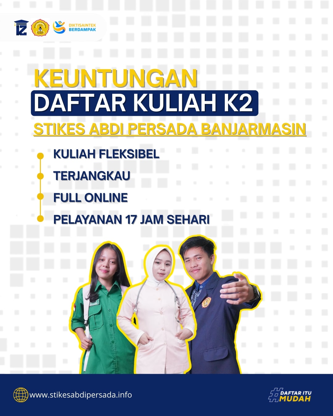 Manfaat Daftar Kuliah STIKES Abdi Persada Lewat Jalur K2