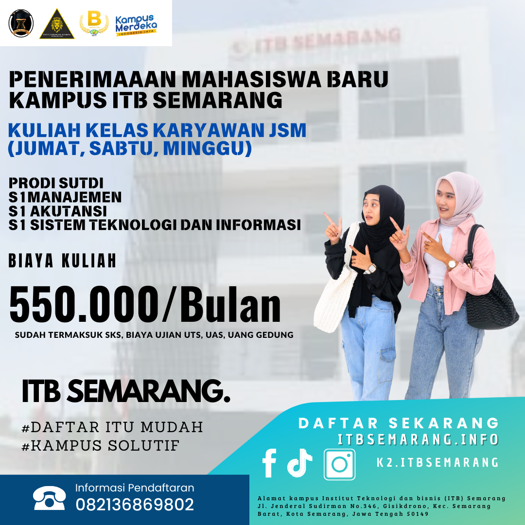 Peluang Karier Prodi Manajemen Kampus ITB Semarang