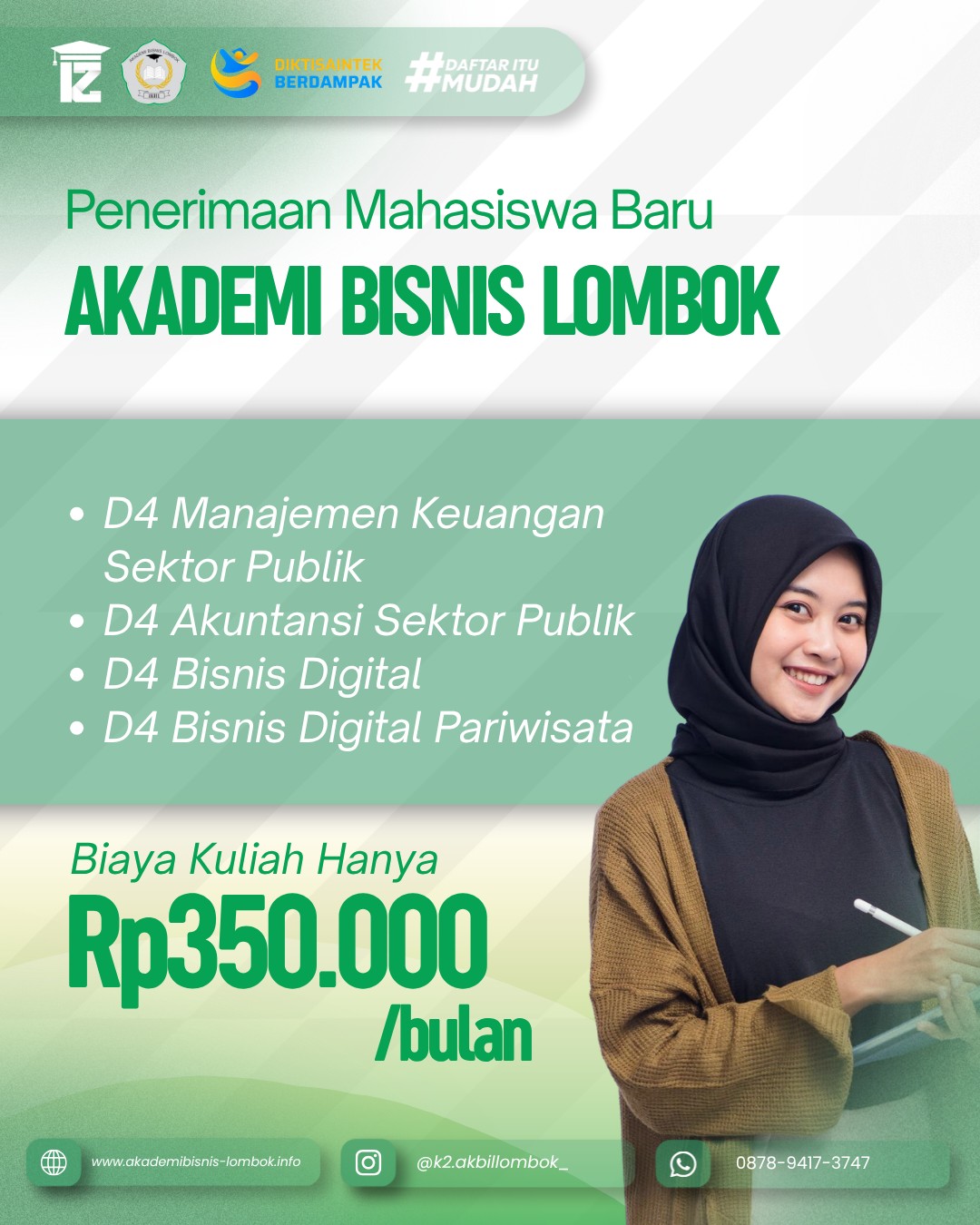 Akademi Bisnis Lombok Masih Buka Pendaftaran Mahasiswa Baru 2026