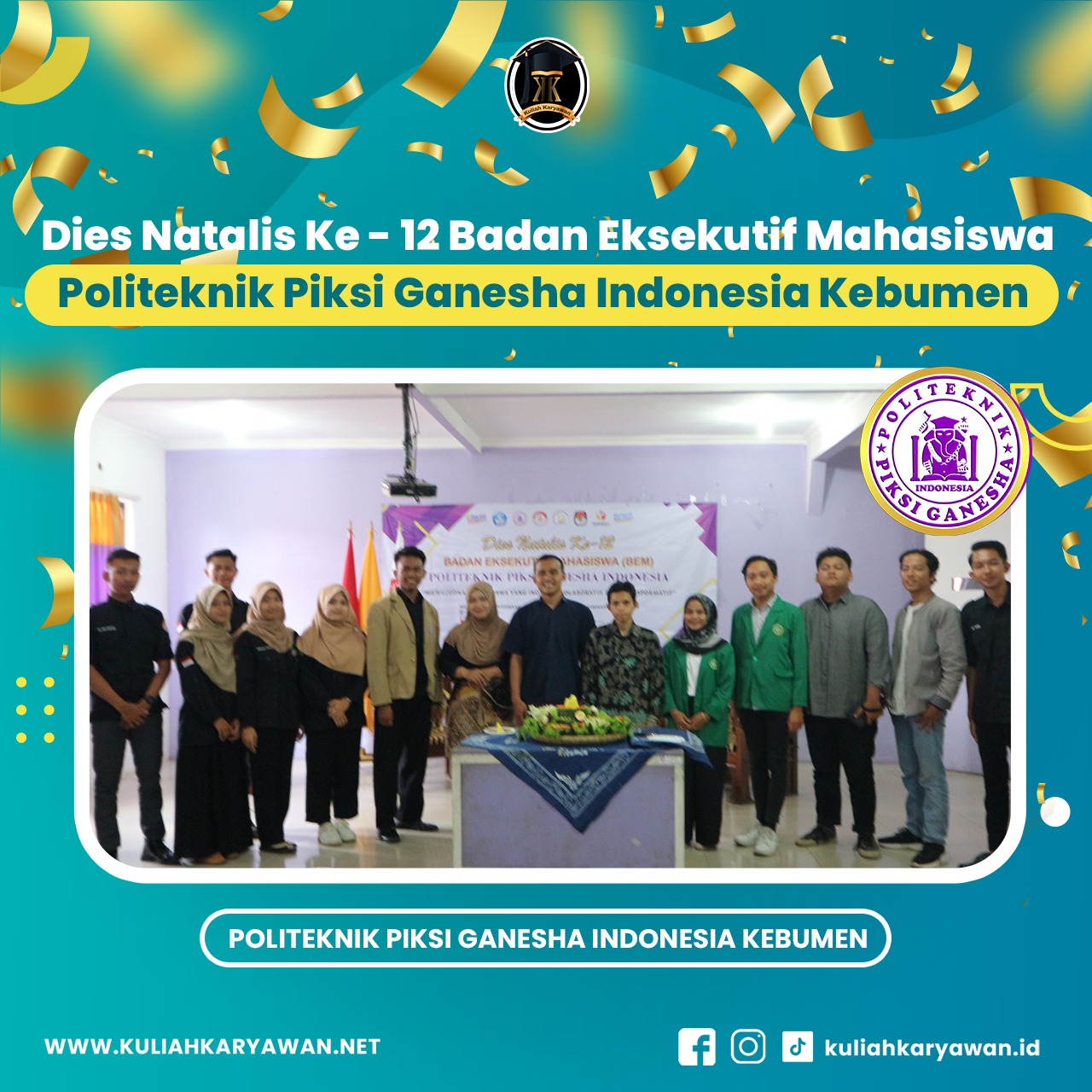 Dies Natalis Ke 12 Badan Ekesekutif Mahasiswa PPGI Kebumen