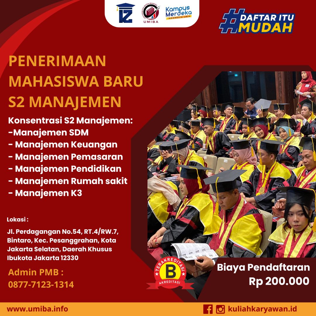 S2 Manajemen di Kampus UMIBA Bintaro