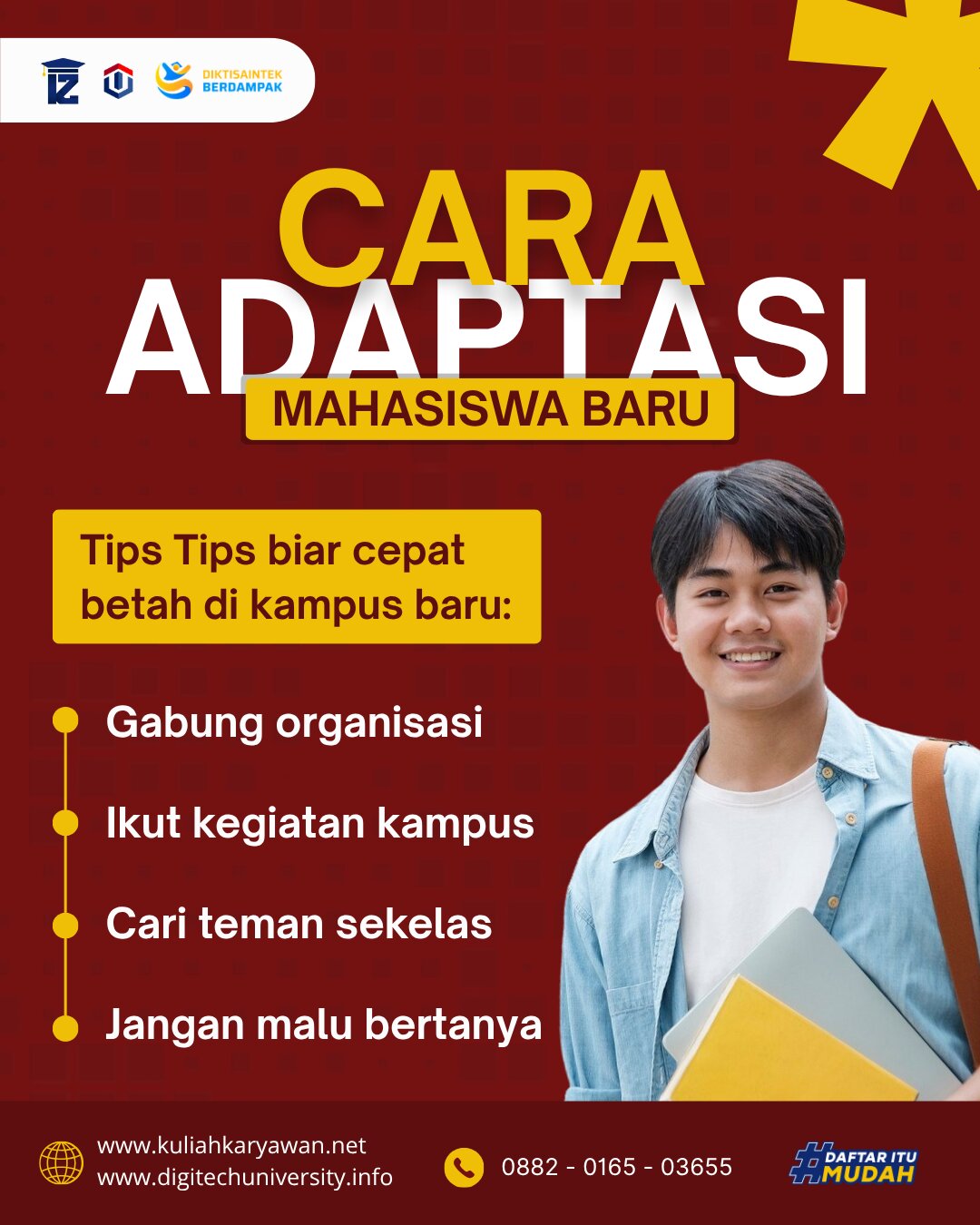 Cara Adaptasi Mahasiswa Baru Kampus Digitech University