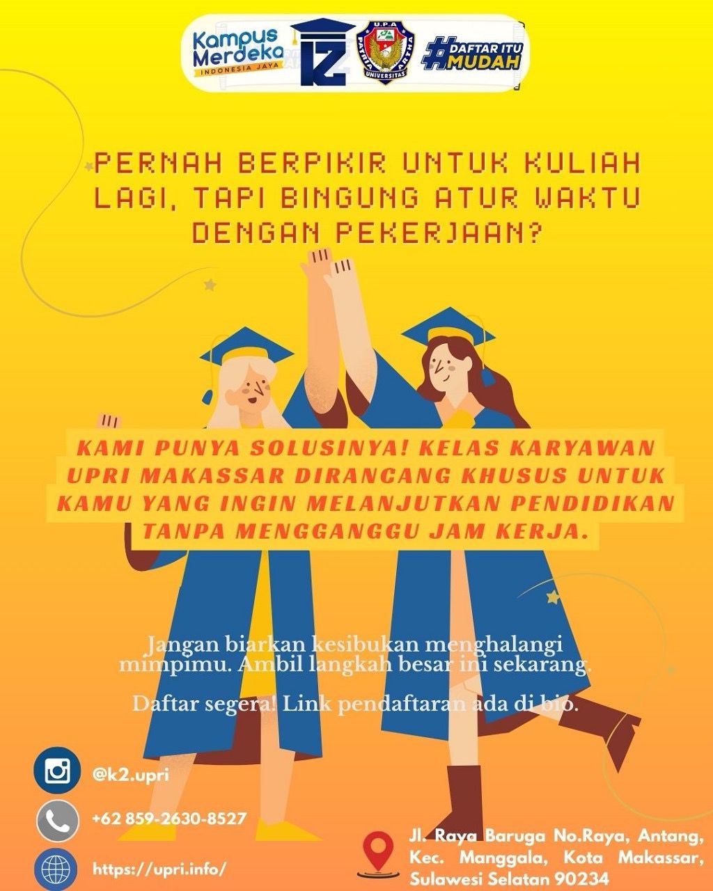 Program Kuliah Karyawan Makassar Solusi Kuliah Sambil Kerja