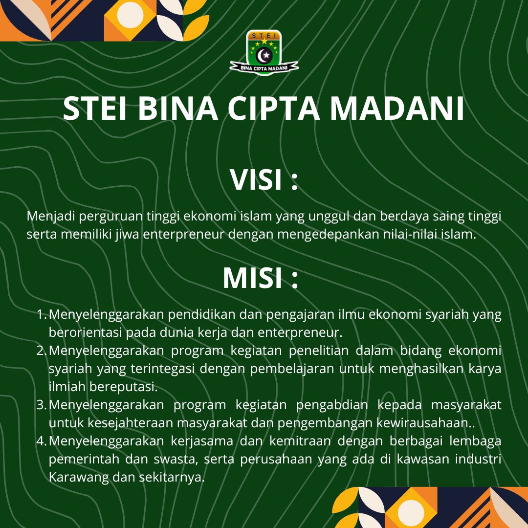 Visi dan Misi kampus STEI BCM Karawang