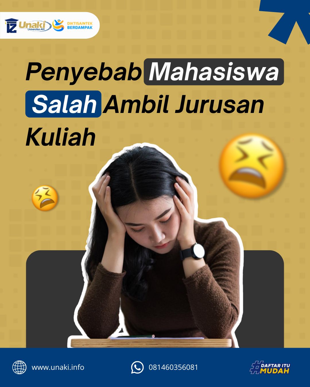 Penyebab Mahasiswa Salah Ambil Jurusan