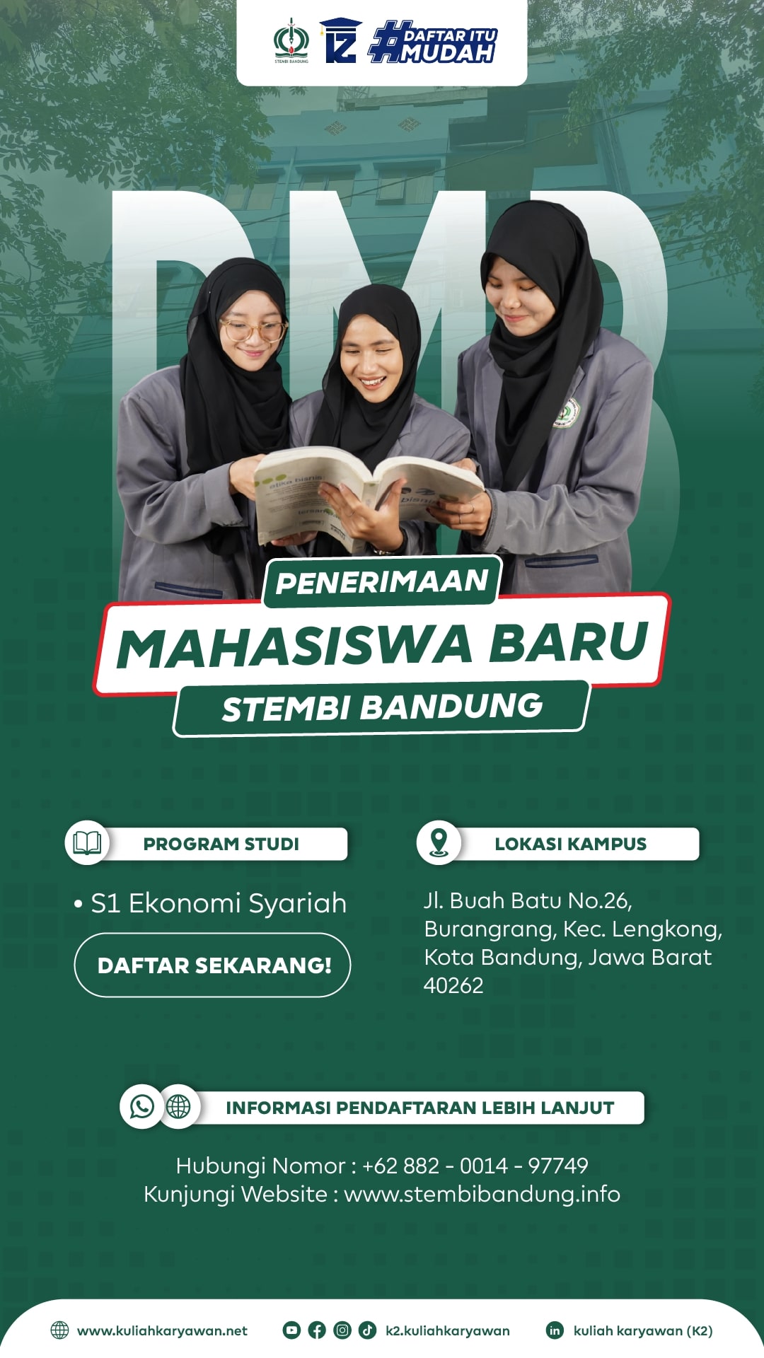Ingin Kuliah Tapi Terkendala Waktu dan Kerja ? Yuk Daftar Kuliah Online di Stembi Bandung , Ada Kela