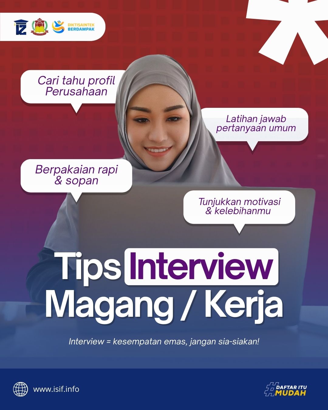 Tips Sukses Interview untuk Mahasiswa ISIF Cirebon