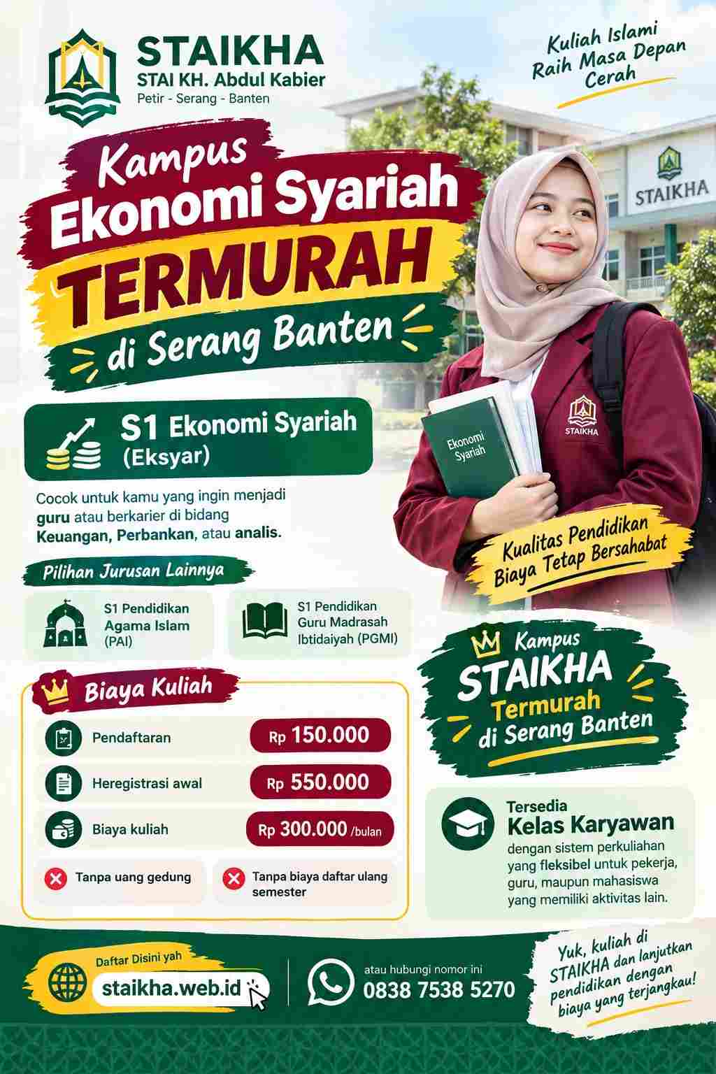 Kampus Jurusan Ekonomi Syariah Termurah di Serang Banten