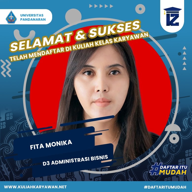 Selamat dan Sukses Telah mendaftar di kampus Universitas Pandanaran