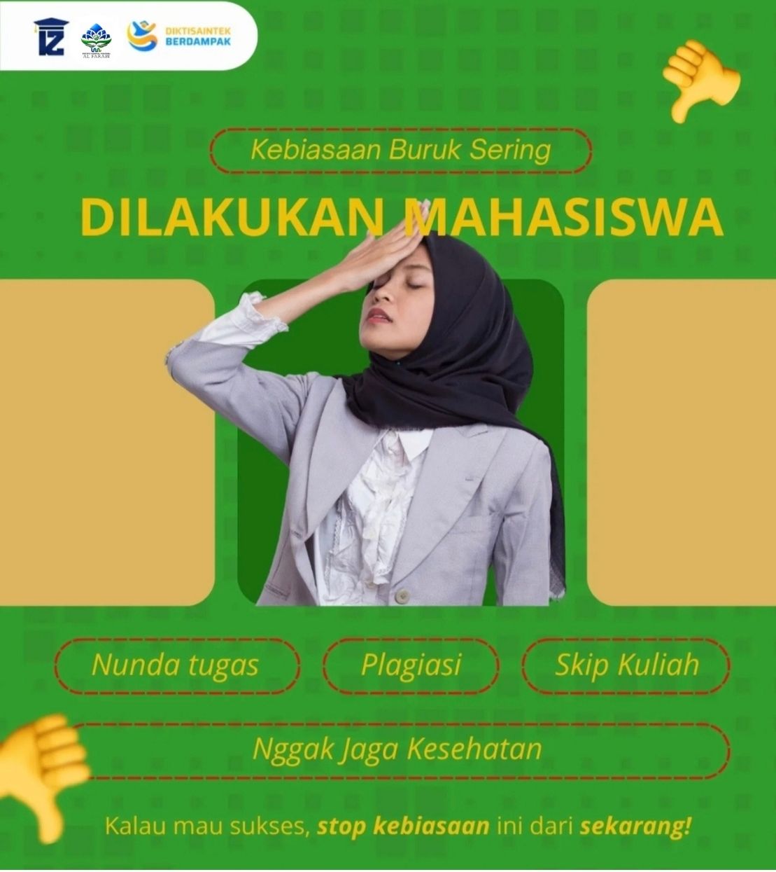 4 Kebiasaan Buruk Mahasiswa Yang Sering Disepelein