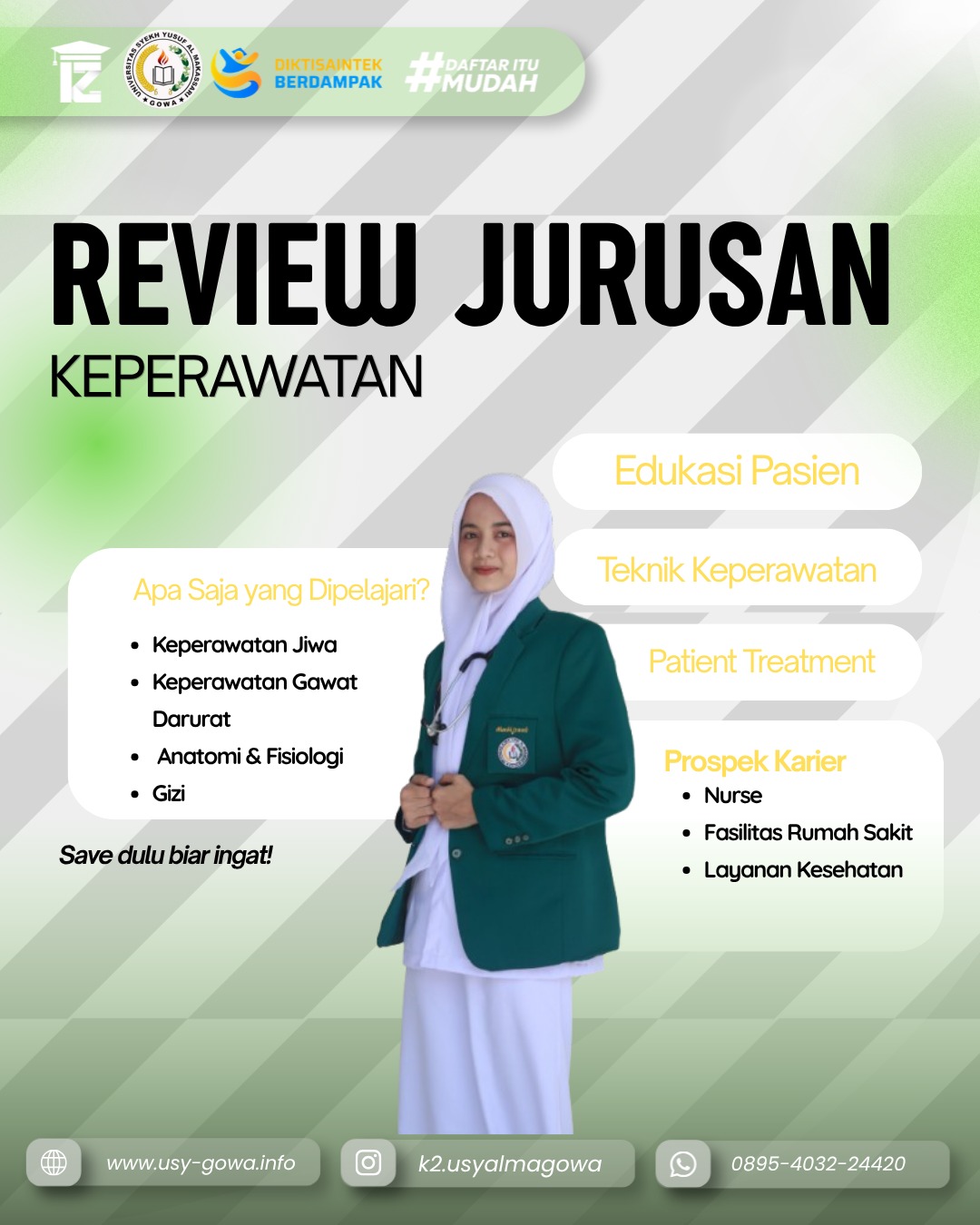 Review Jurusan D3 Keperawatan Universitas Syekh Yusuf Al Makassari