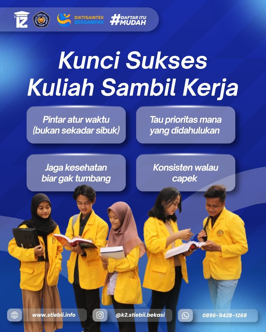 Kunci Sukses Kuliah Sambil Kerja di STIE BII