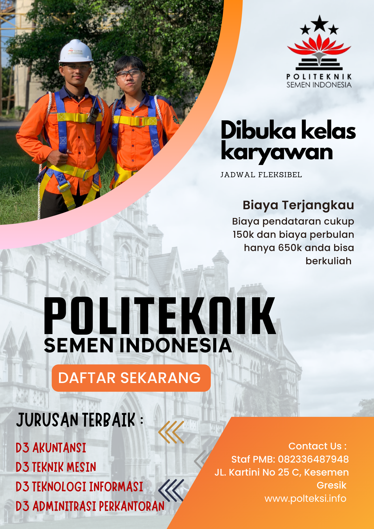 Politeknik Semen Indonesia Gresik Pilihan Kelas Karyawan Terbaik di Gresik