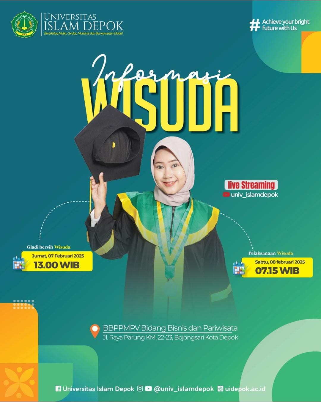 Wisuda Angkatan ke 18 Kampus Universitas Islam Depok