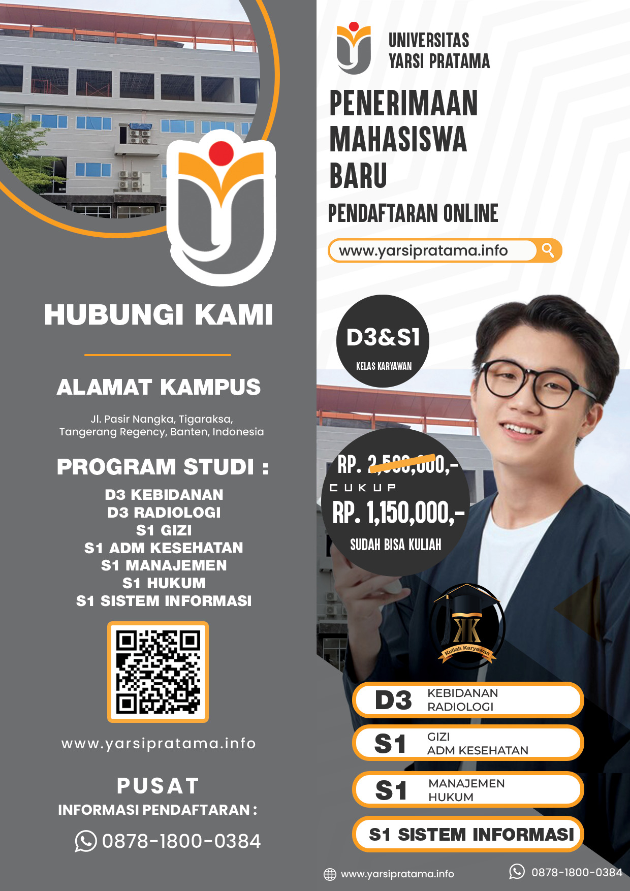 Kuliah Kelas Weekend Kampus Universitas Yarsi Pratama