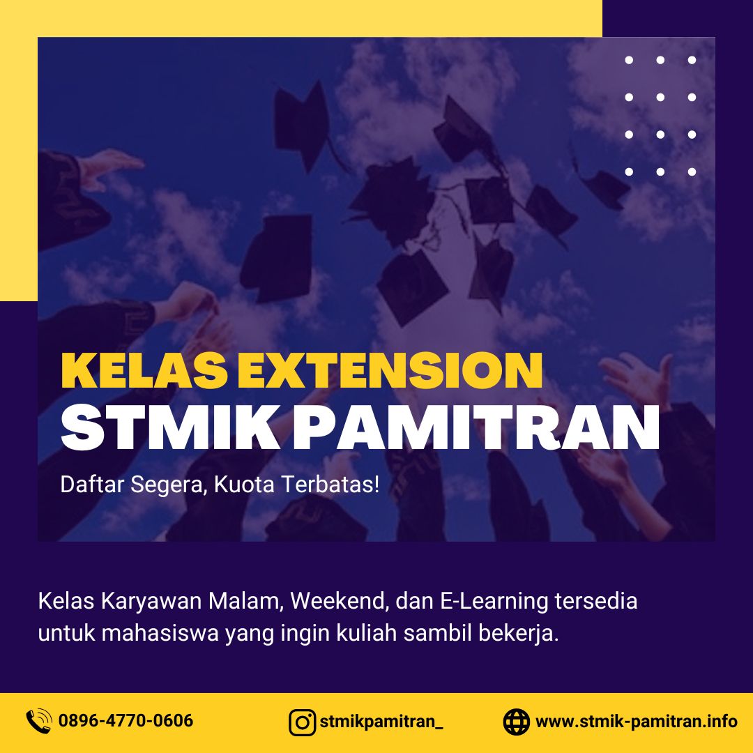 Daftar Kuliah Cepat di Kelas Extension di STMIK Pamitran Karawang