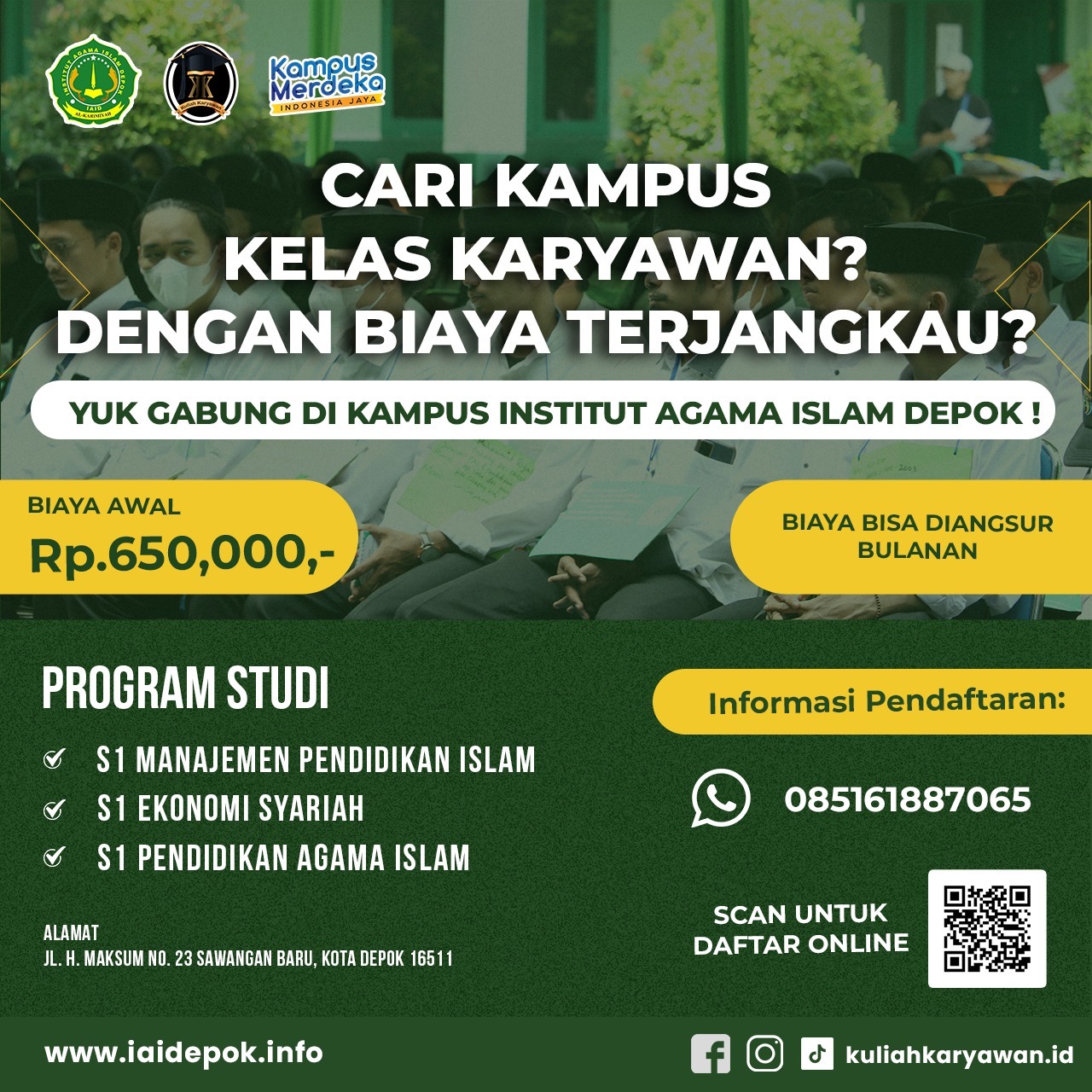 Kampus Biaya Terjangkau jurusan Perbankan Syariah