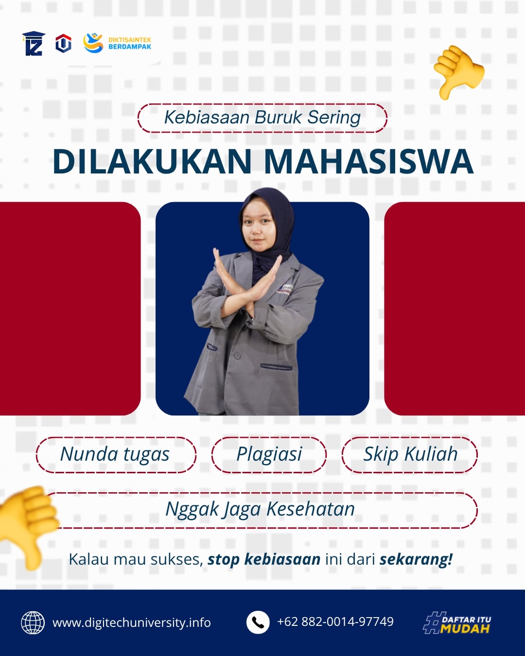 Kebiasaan Buruk Mahasiswa yang Harus Dihentikan