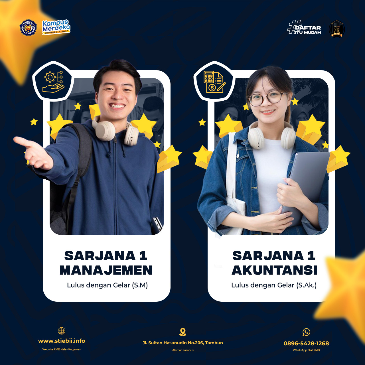 Program Studi untuk Kelas Karyawan di Kampus STIE BII
