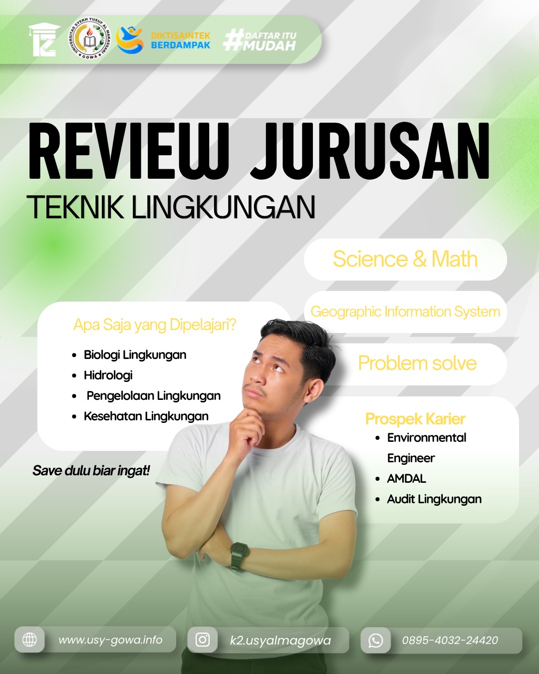 Review Jurusan S1 Teknik Lingkungan Universitas Syekh Yusuf Al Makassari