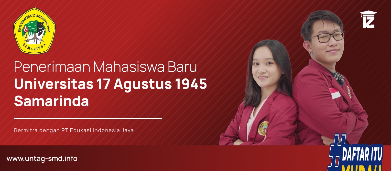 Persyaratan mendaftar Kuliah di Universitas 17 Agustus 1945 UNTAG Samarinda