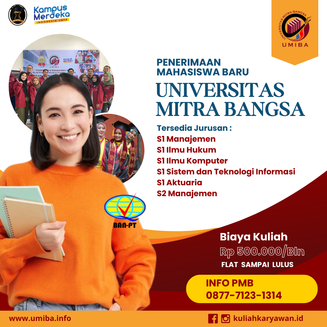 Kuliah Kelas Karyawan Universitas Mitra Bangsa K2