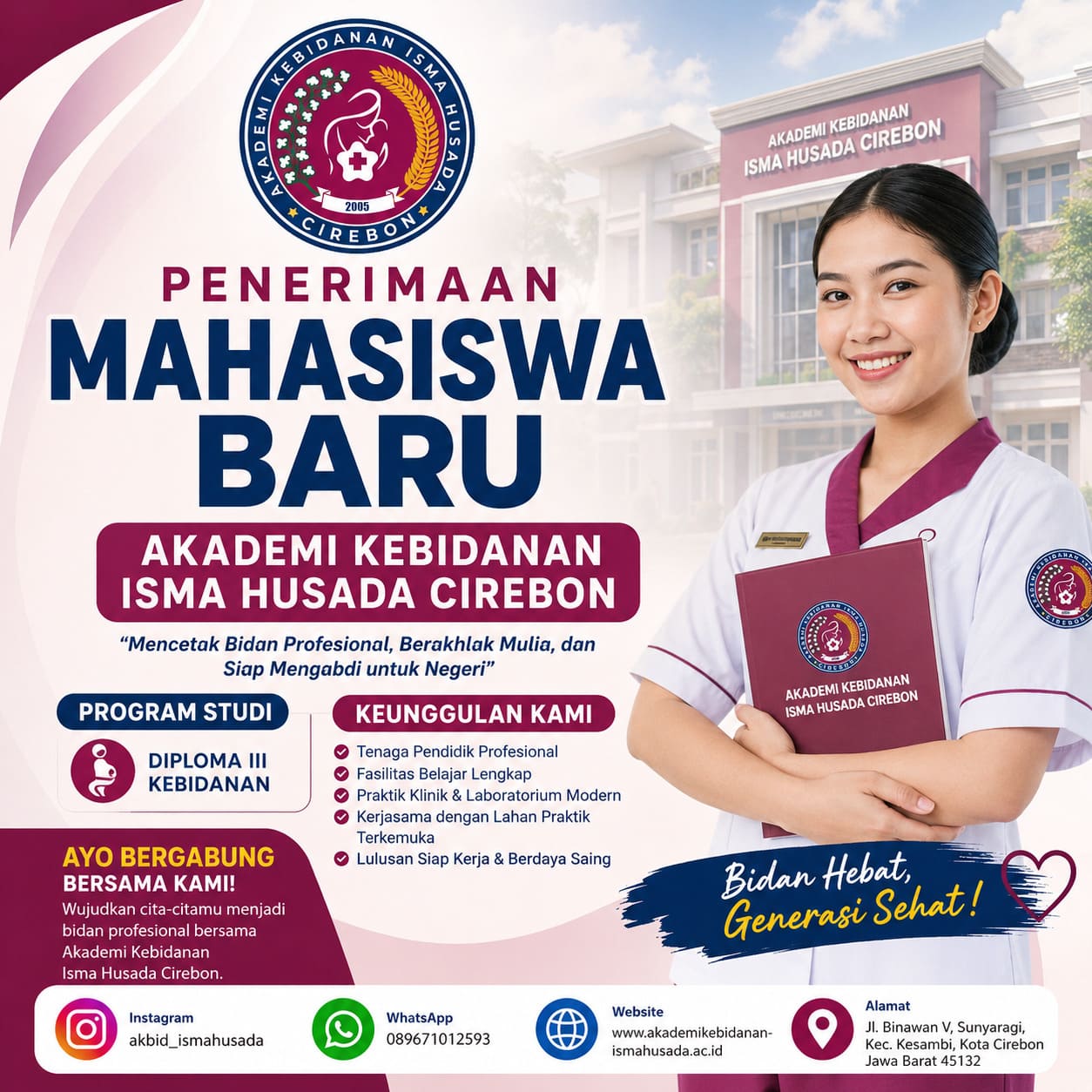 Saatnya Jadi Bidan Hebat Bersama Akbid Isma Husada Cirebon