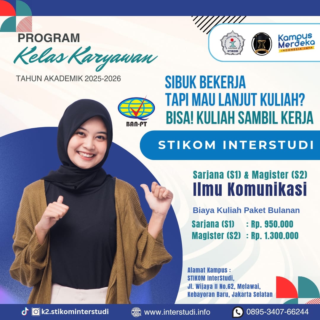 Informasi Kuliah Karyawan STIKOM InterStudi di Jakarta Selatan
