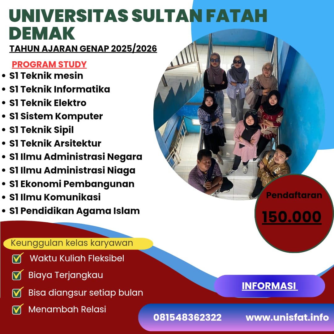 Rekomendasi S1 Teknik Elektro Di Kampus Kelas Karyawan K2 Unisfat Demak