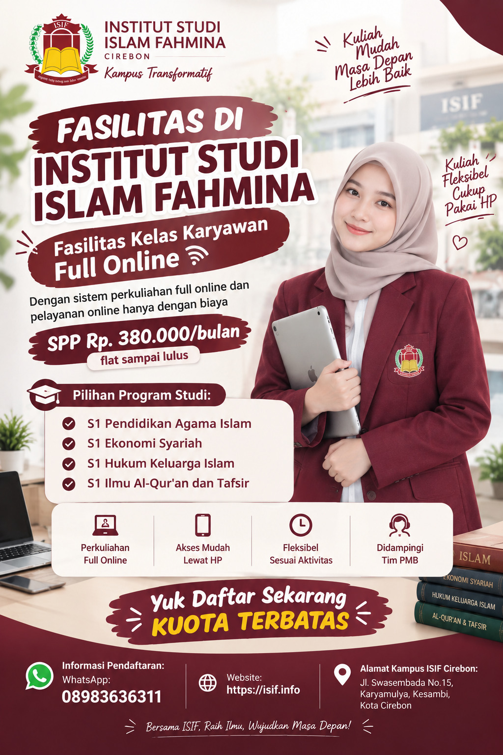 FASILITAS DI INSTITUT STUDI ISLAM FAHMINA
