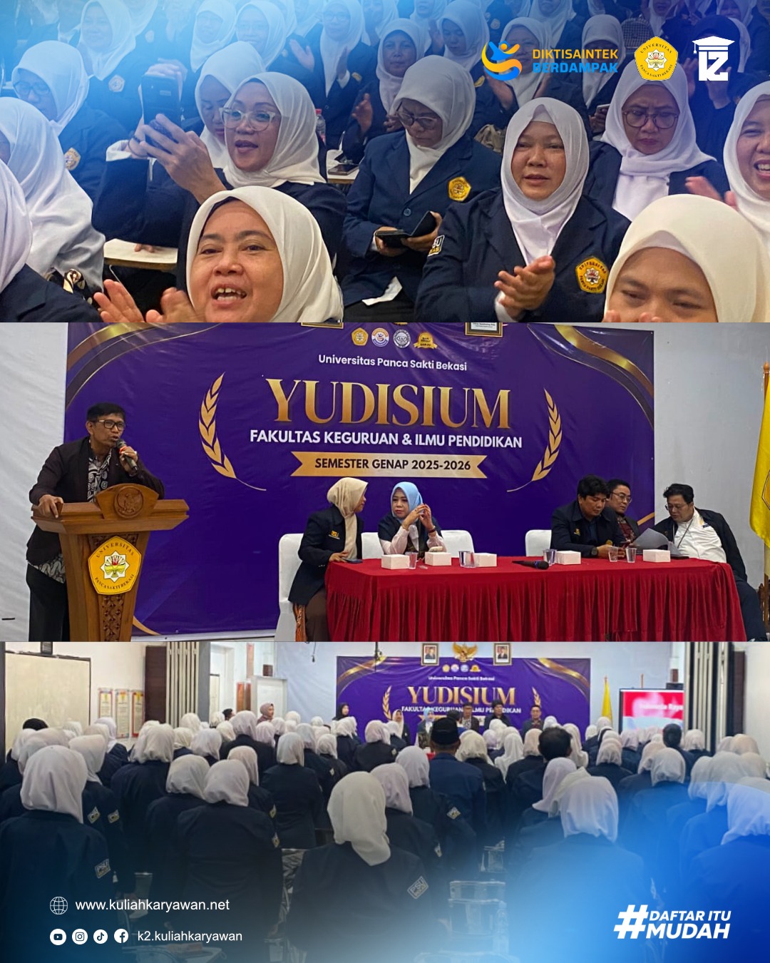 Kegiatan Yudisium Mahasiswa Fakultas Ilmu Pendidikan Universitas Panca Sakti Bekasi Genap 2025/2026