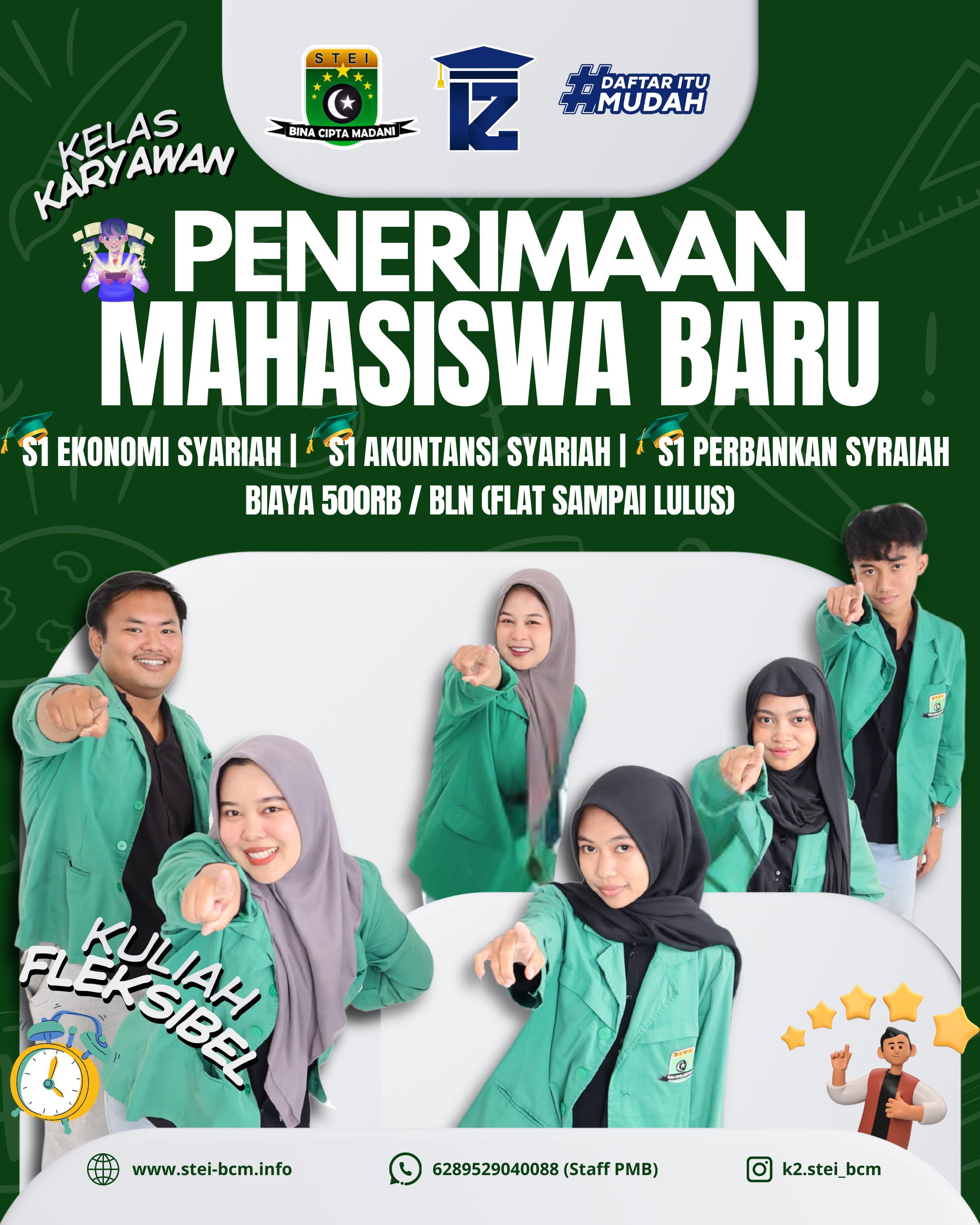 Penerimaan Mahasiswa Baru STEI Bina Cipta Madani Karawang