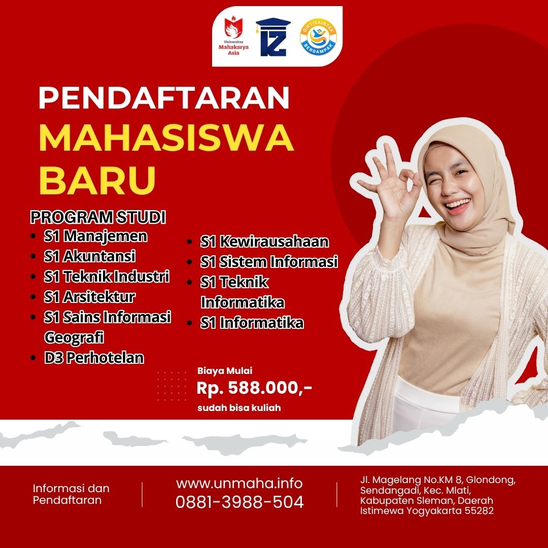 berkarir atau kuliah? keduanya bisa dengan Kuliah Karyawan (K2) di Universitas Mahakarya Asia