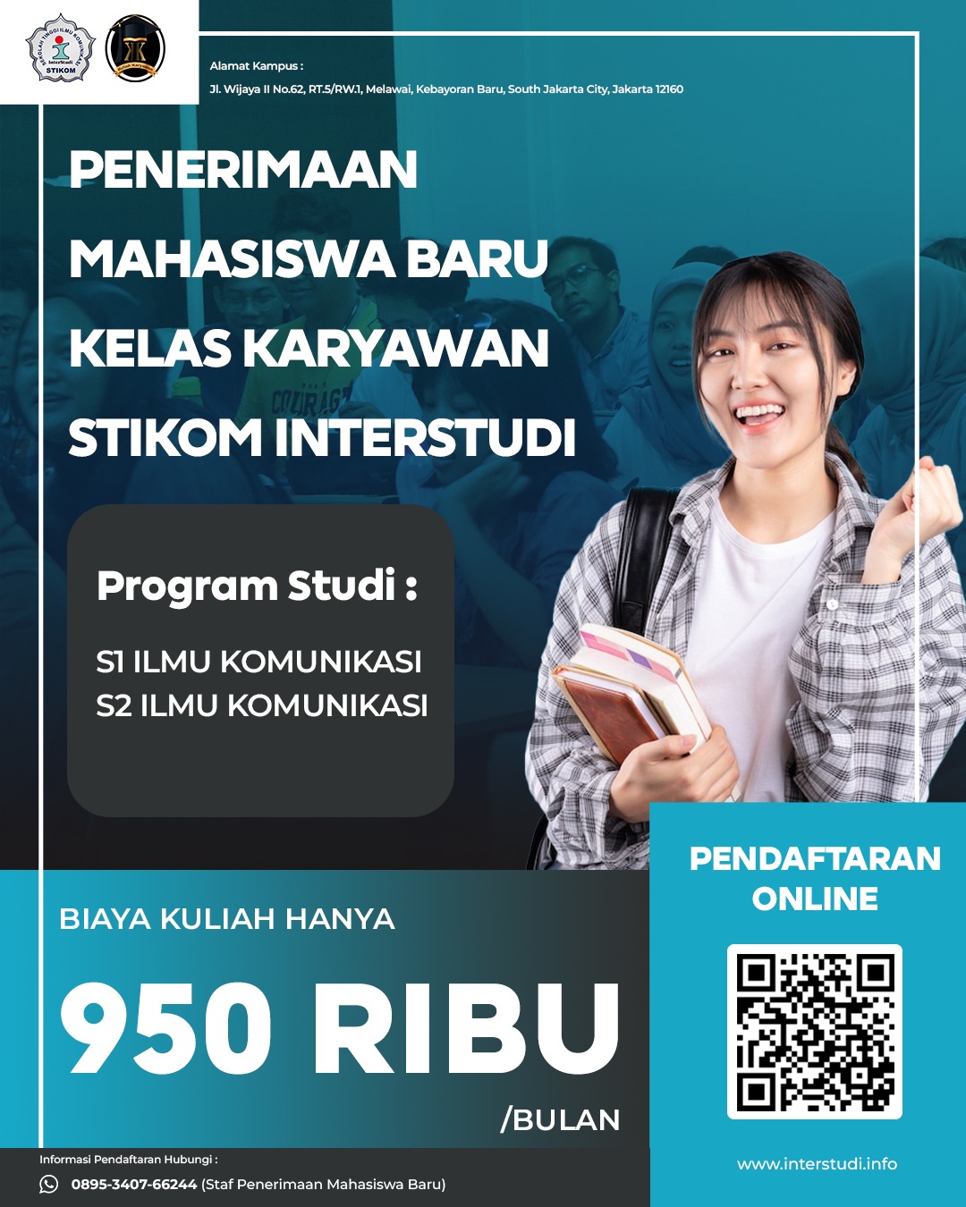 Daftar Kuliah Karyawan STIKOM InterStudi Solusi Tepat untuk Bekerja Sambil Kuliah