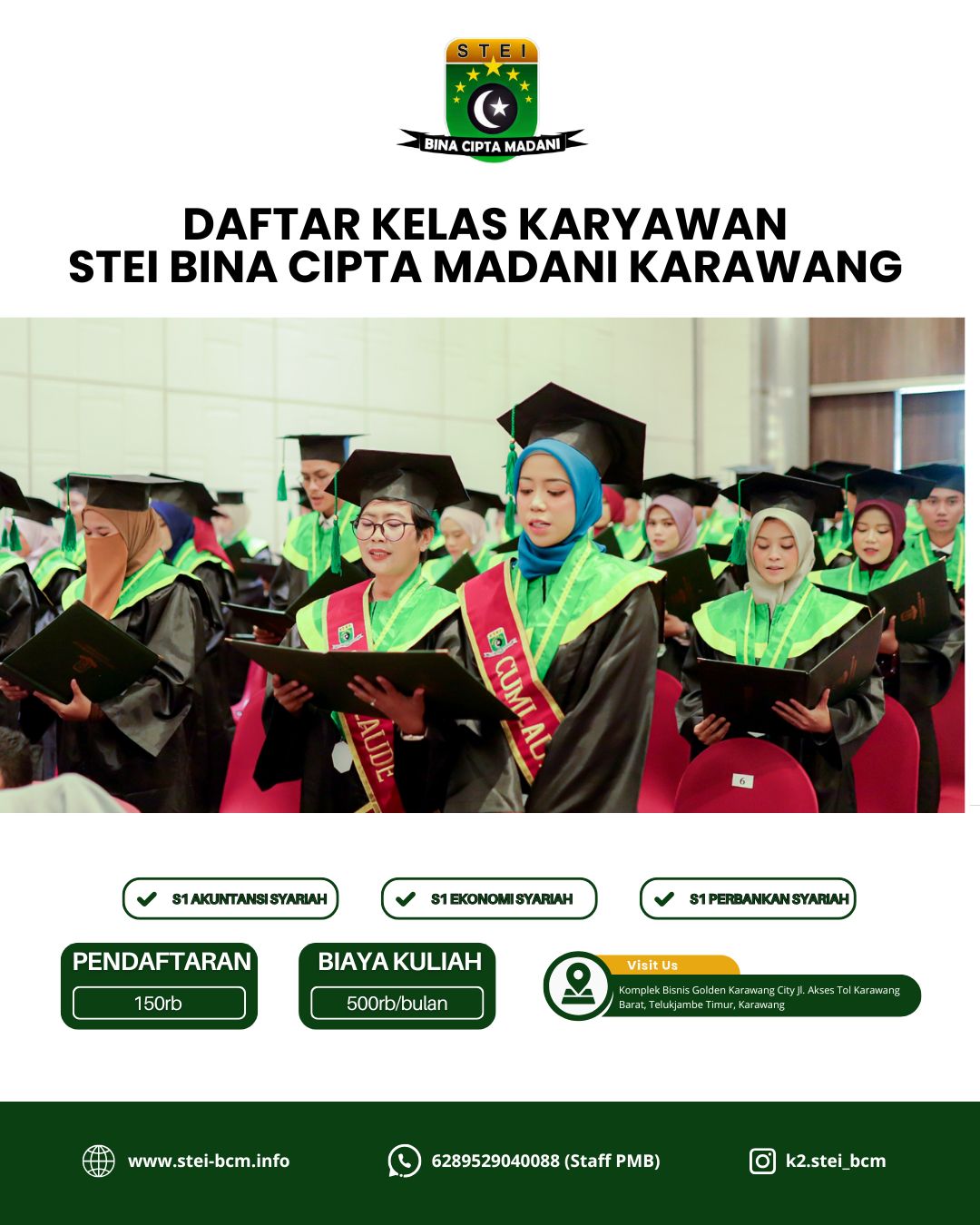 Daftar Kelas karyawan STEI Bina Cipta Madani Karawang