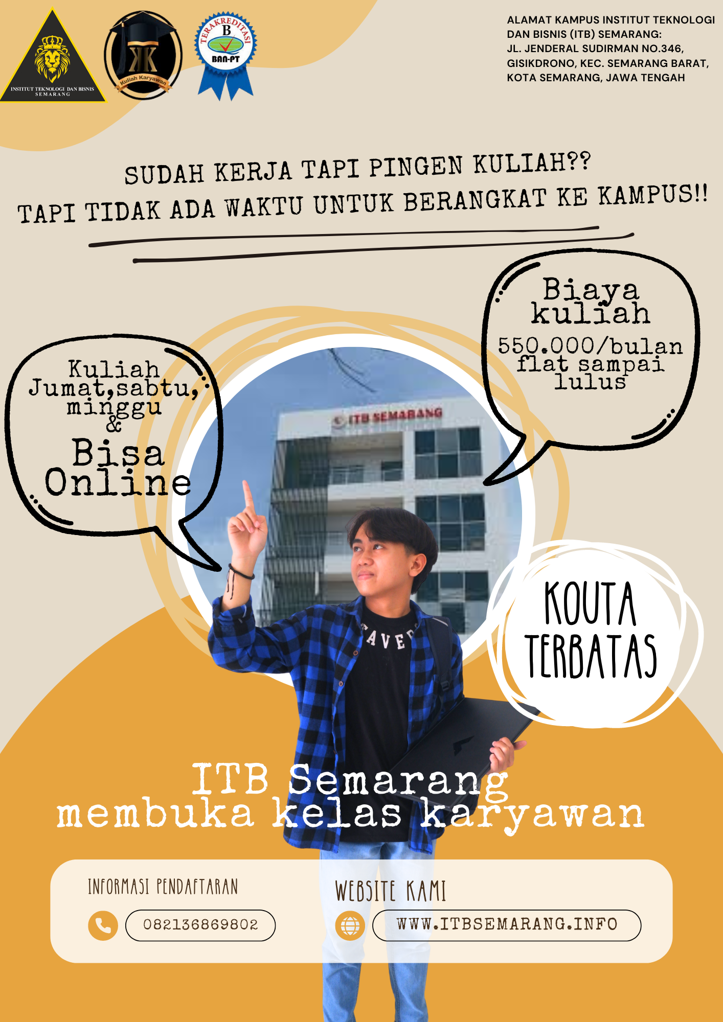 Info Kuliah di Edunesia kampus Institut dan Teknologi Bisnis Semarang.