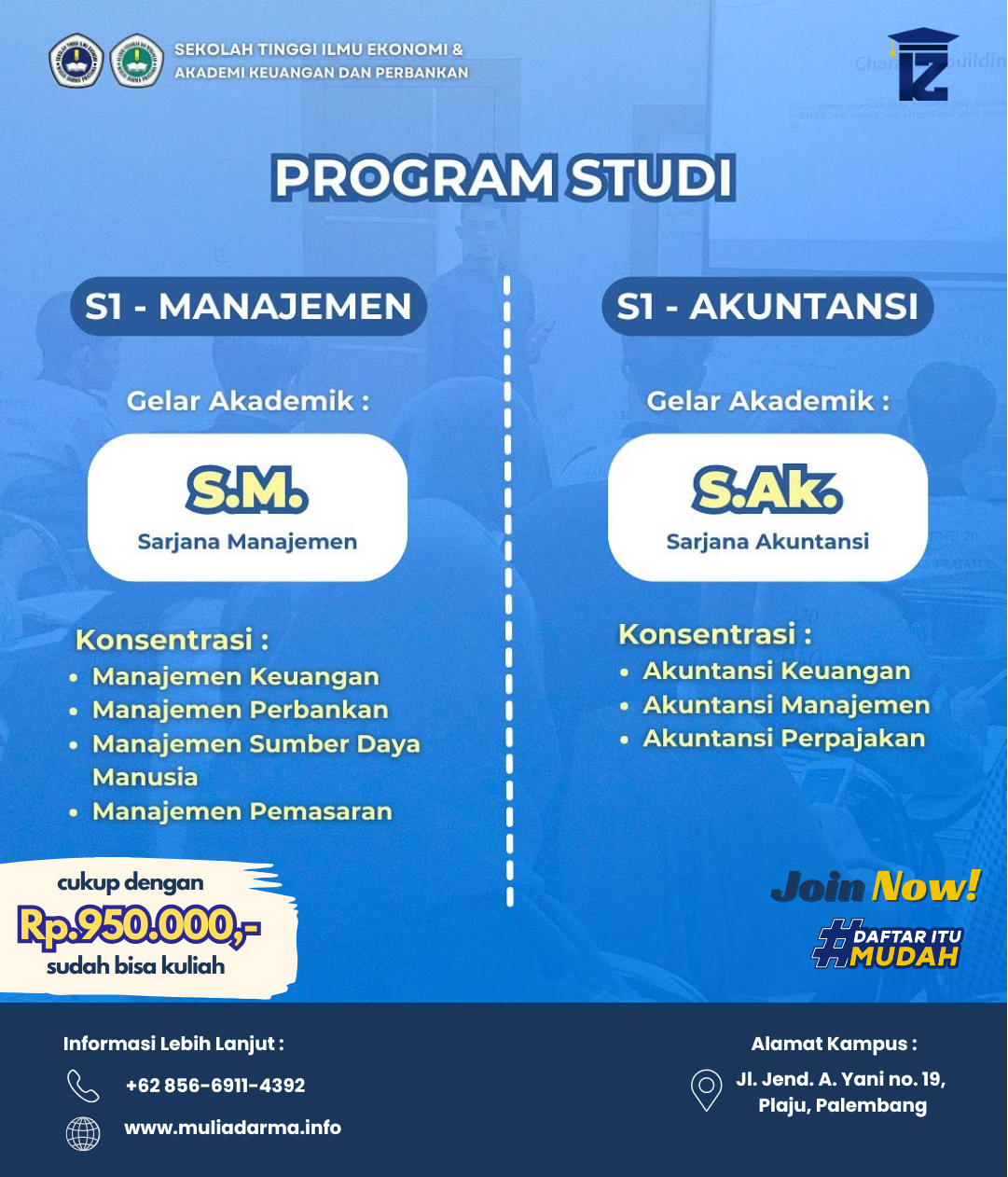 Keunggulan Kuliah Karyawan di STIE Mulia Darma Pratama Palembang
