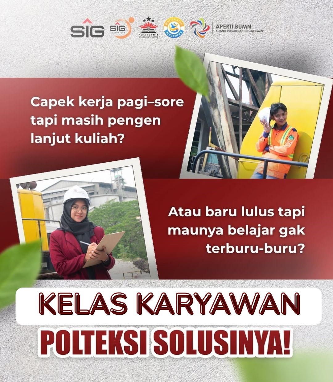 Kelas Malam Politeknik Semen Indonesia