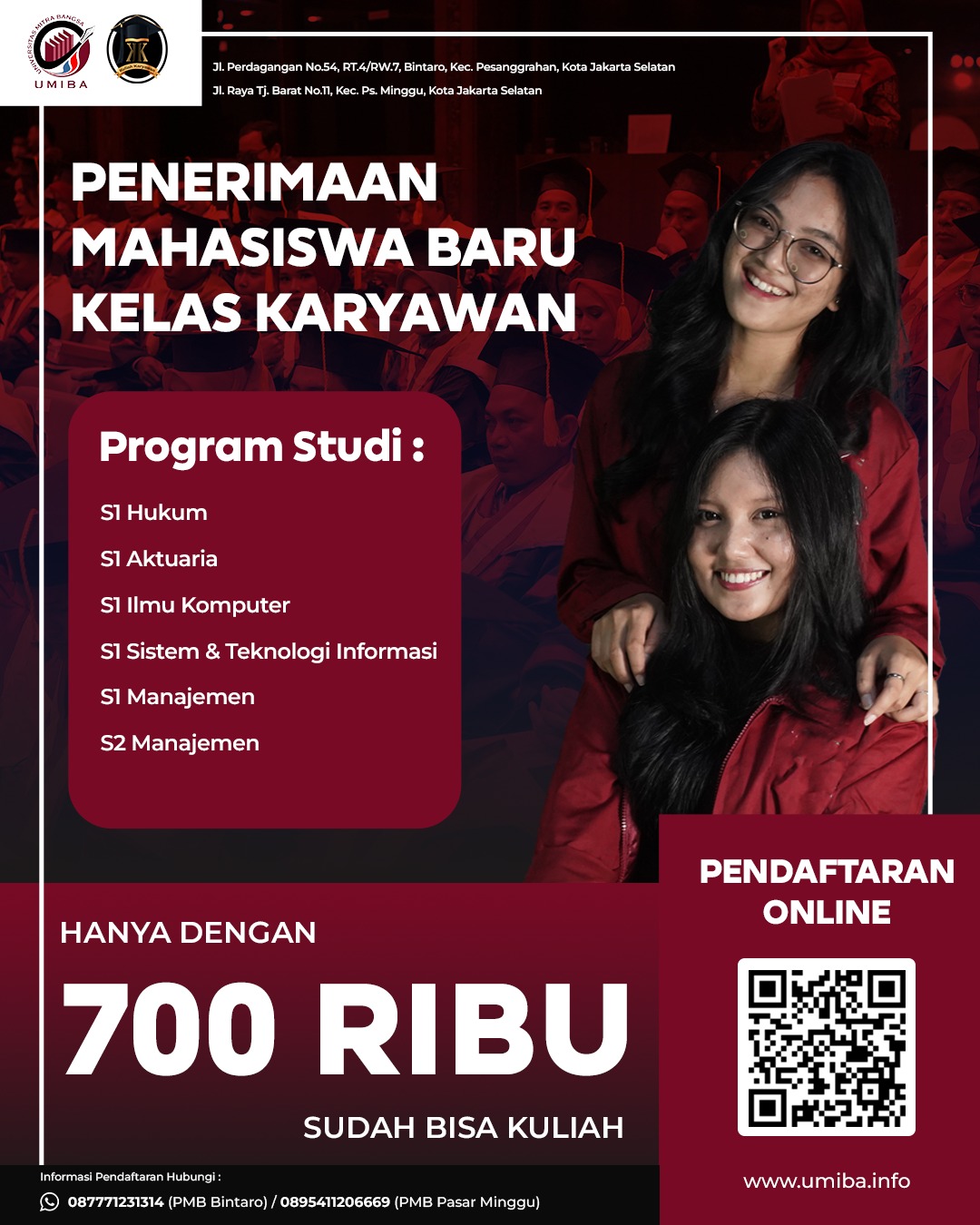 Pendaftaran Kuliah Universitas Mitra Bangsa Bintaro Melalui K2