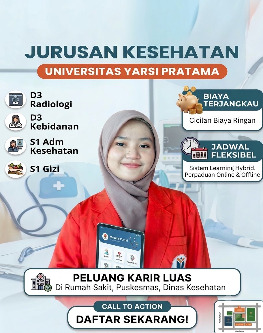 Pendaftaran Kuliah Jurusan Kesehatan Biaya Terjangkau di Universitas Yarsi Pratama Tangerang