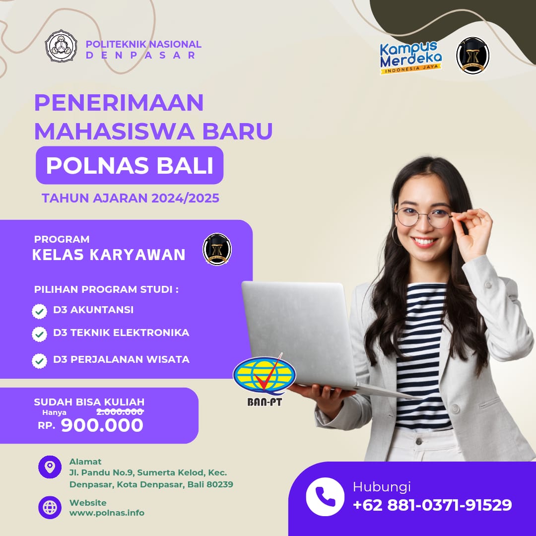 Kuliah Sambil Kerja di Politeknik Nasional