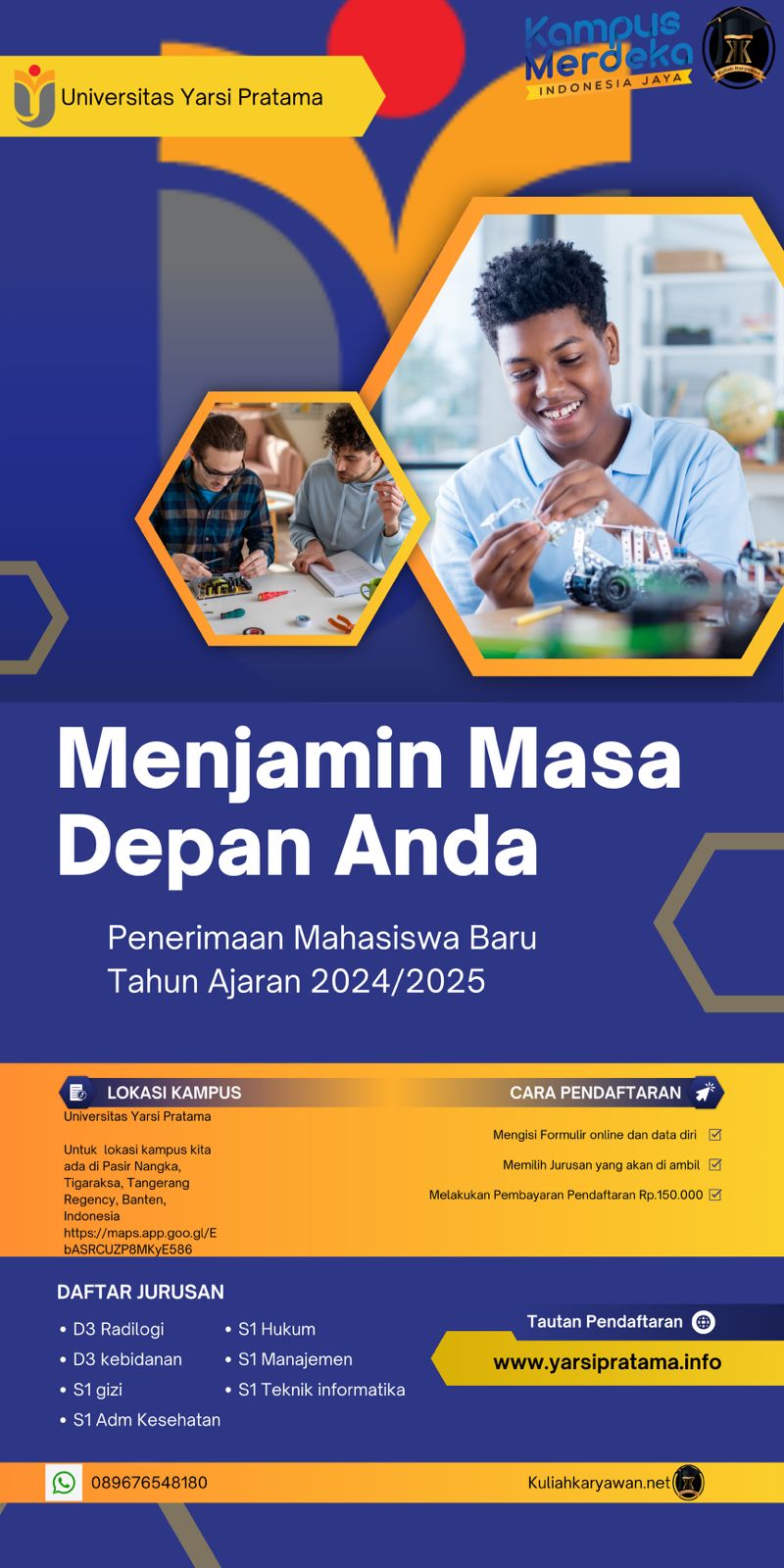 Sejarah Terbangunnya Kampus Yarsi Pratama