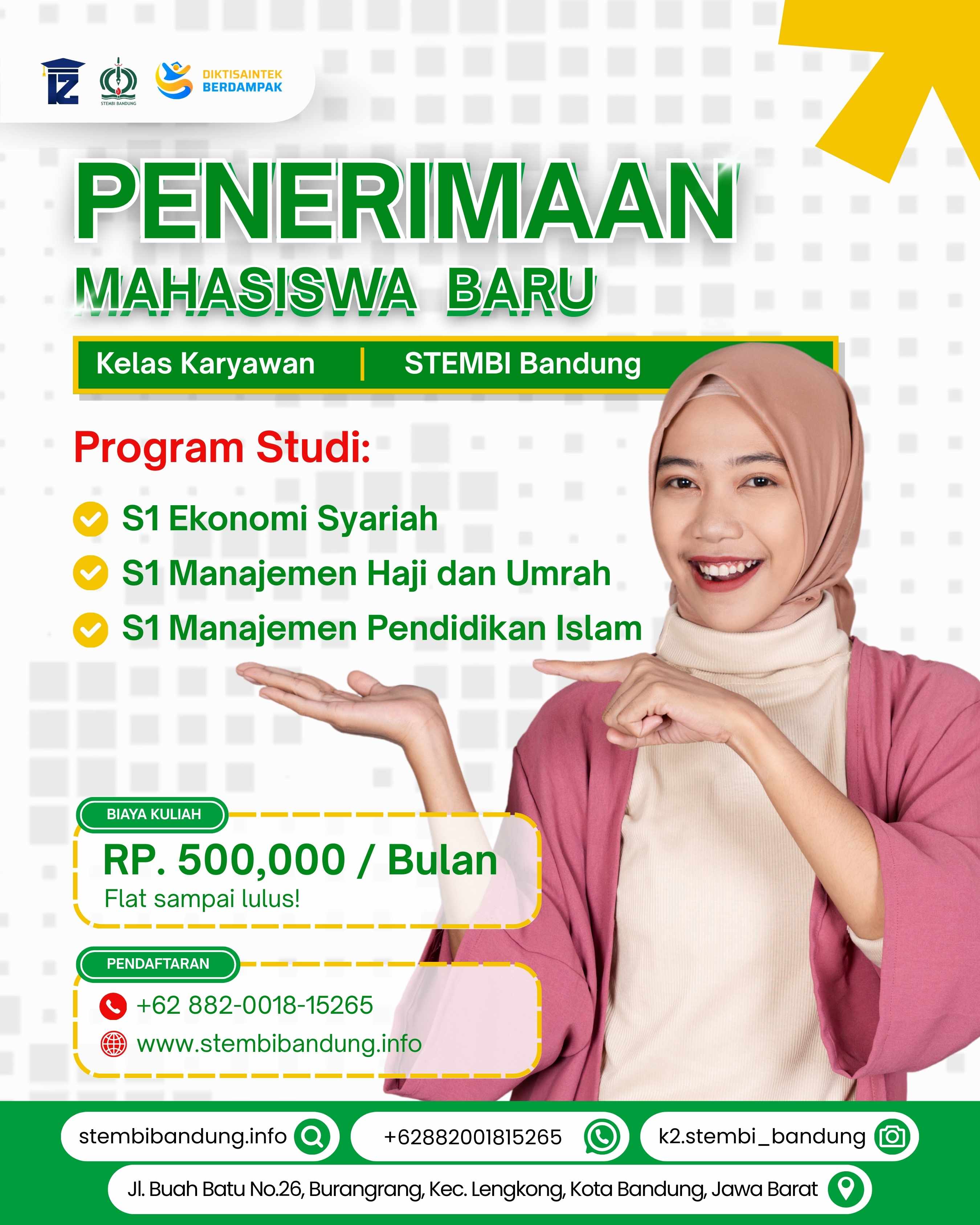 Penerimaan Mahasiswa Baru STEMBI Bandung 2026