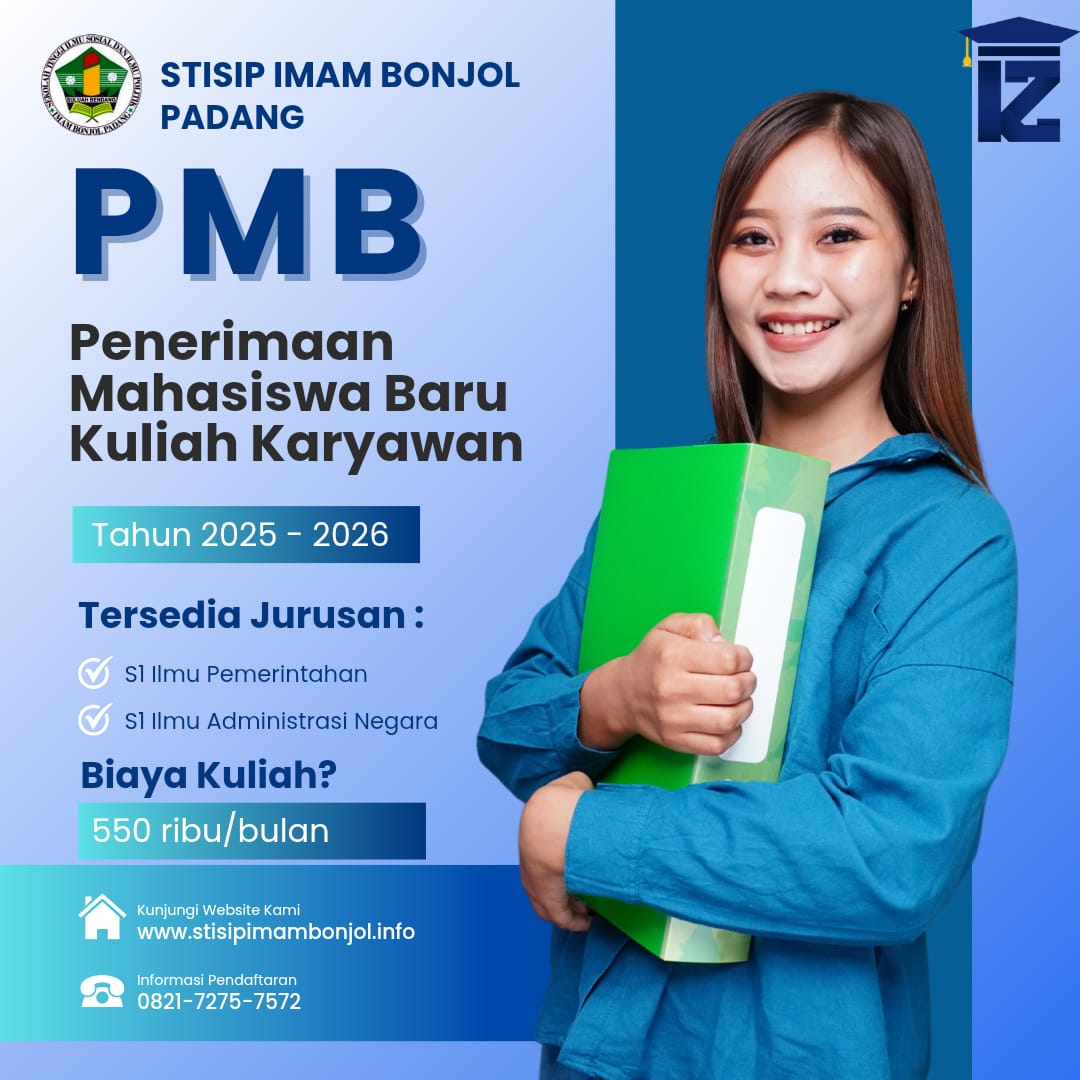 Penerimaan Mahasiswa Baru Kuliah Karyawan STISIP Imam Bonjol Padang Telah Dibuka