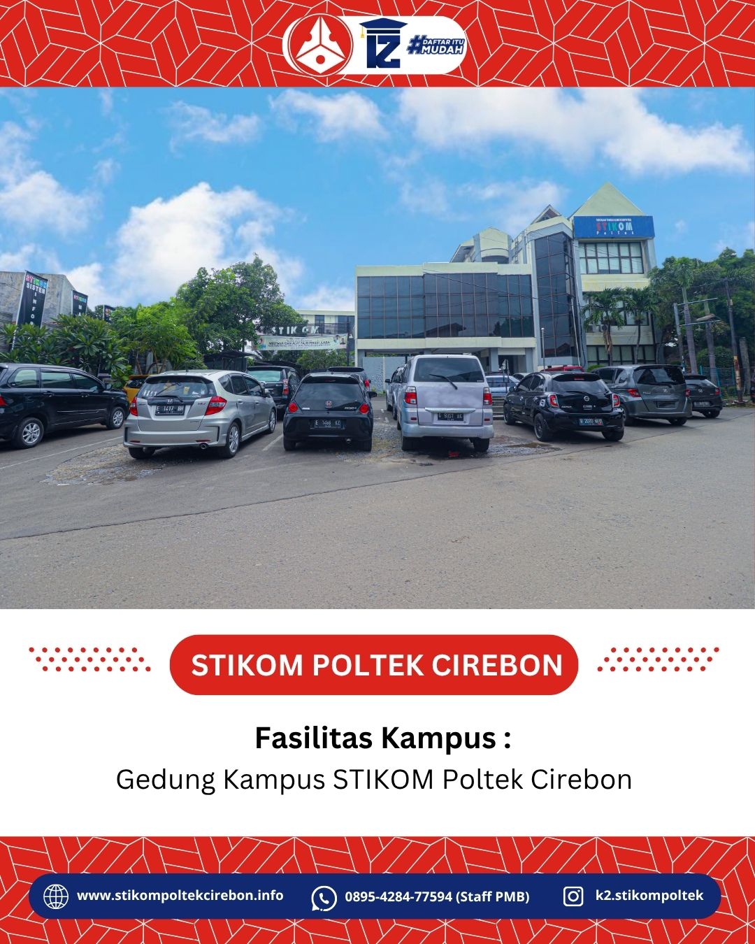 Kuliah kelas malam di kampus STIKOM Poltek Cirebon 